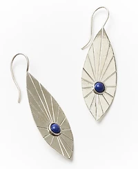 Matr Boomie Silver-Tone Tribal Bead Earrings