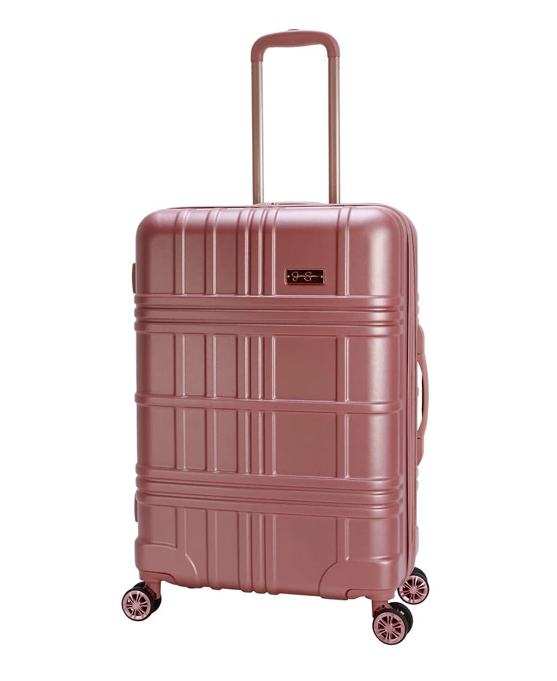 Jessica Simpson Jewel Plaid 3 Piece Hardside Luggage Set