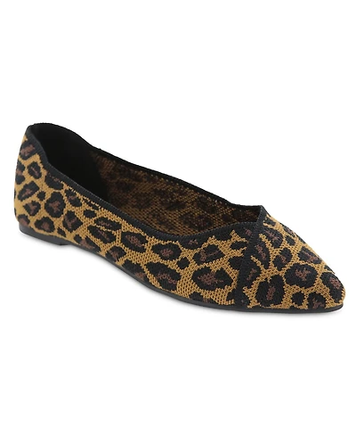 Mia Women's Elanna Knit Flats