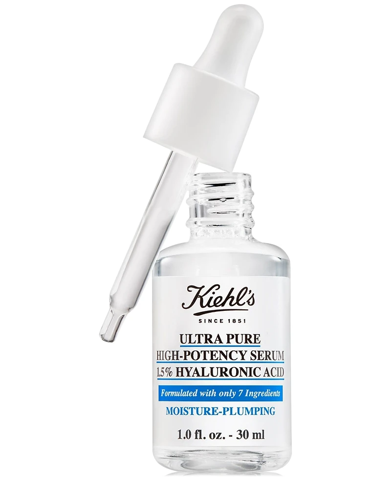 Kiehl's Since 1851 Ultra Pure High-Potency 1.5% Hyaluronic Acid Serum, 1 oz.