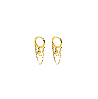 Ash Huggies Earrings