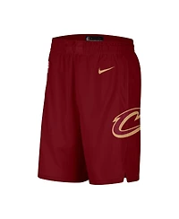 Men's Nike Wine Cleveland Cavaliers 2020/21 Association Edition Swingman Performance Shorts