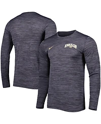 Men's Nike Black Wake Forest Demon Deacons Velocity Performance Long Sleeve T-shirt