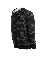 Men's New Era Black Chicago White Sox Camo Pullover Hoodie