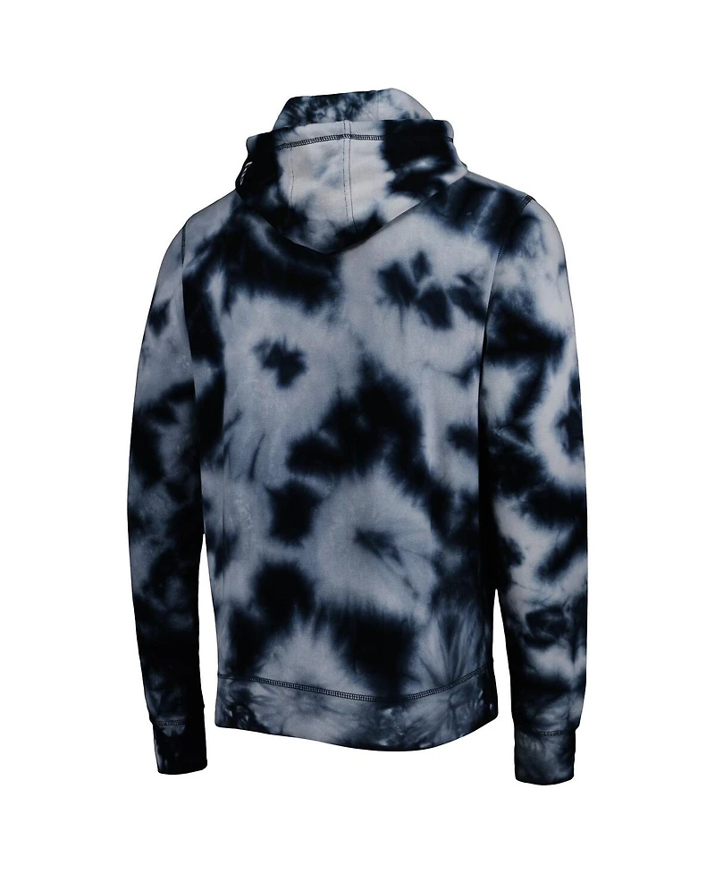Men's New Era Black Tampa Bay Buccaneers Team Tie-Dye Pullover Hoodie