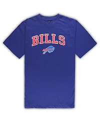 Men's Concepts Sport Royal, Heather Gray Buffalo Bills Big and Tall T-shirt Pants Sleep Set