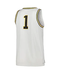 Men's Nike #1 White Villanova Wildcats Replica Basketball Jersey