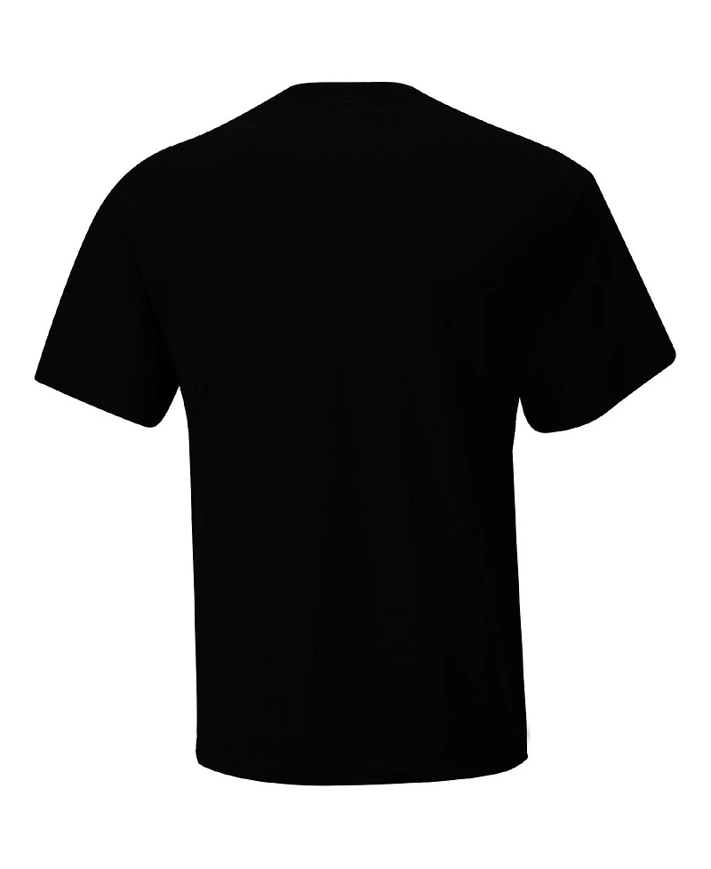 Men's Checkered Flag Sports Black Nascar Yaaascar T-shirt