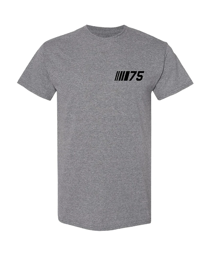 Men's Checkered Flag Sports Heather Gray Nascar 75th Anniversary Heritage T-shirt