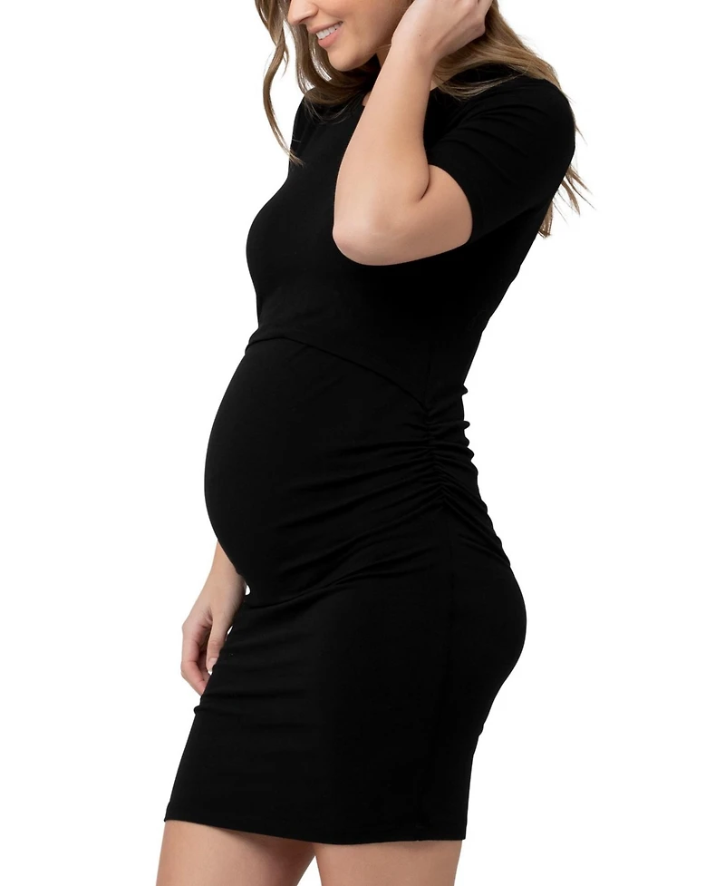 Ripe Maternity Organic Nursing Short Sleeve Dress