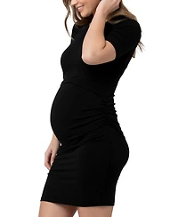 Ripe Maternity Organic Nursing Short Sleeve Dress