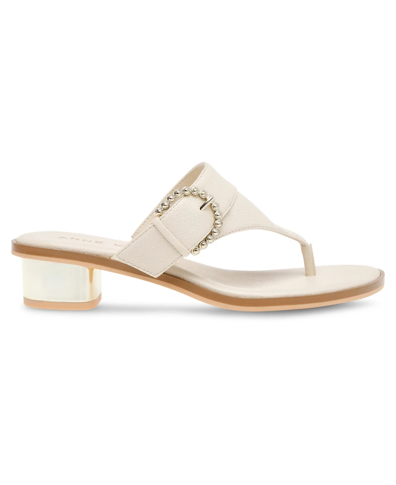 Anne Klein Women's Thessy Block Heel Sandals