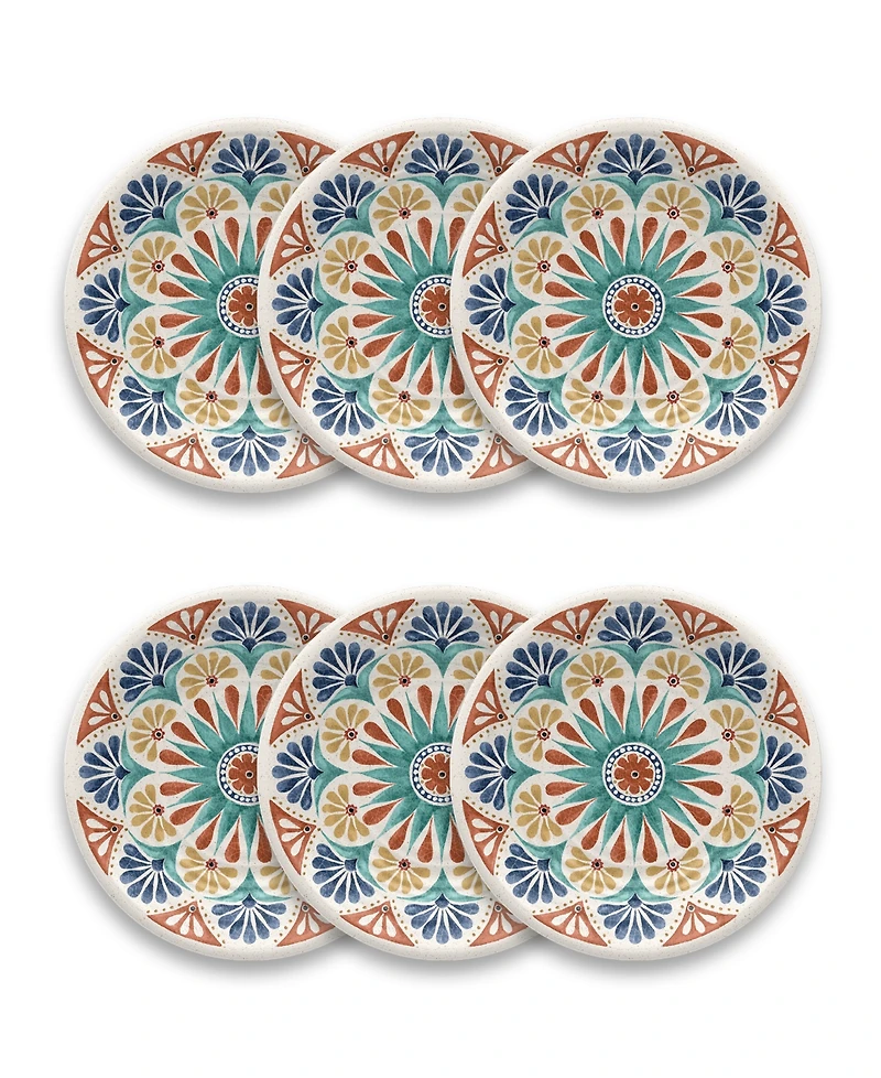 Abode Homewares Desert Rio Salad Plate Set of 6