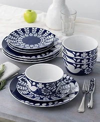 Noritake Bluefjord Set of 4 Salad Plates