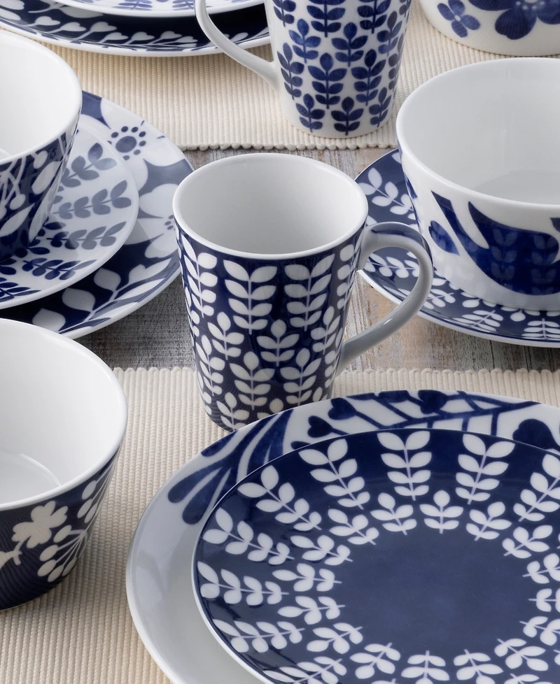 Noritake Bluefjord Set of 4 Mugs