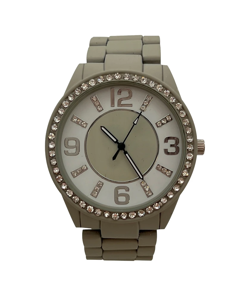 Olivia Pratt Gray Sparkle and Matter Solid Colors Women Watch