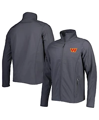 Men's Dunbrooke Charcoal Washington Commanders Sonoma Softshell Full-Zip Jacket