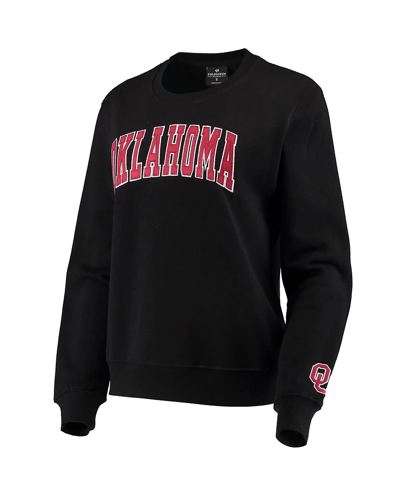 Colosseum Women's Oklahoma Sooners Campanile Pullover Sweatshirt