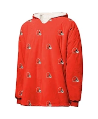 Women's Foco Cleveland Browns Repeat Print Reversible Hoodeez