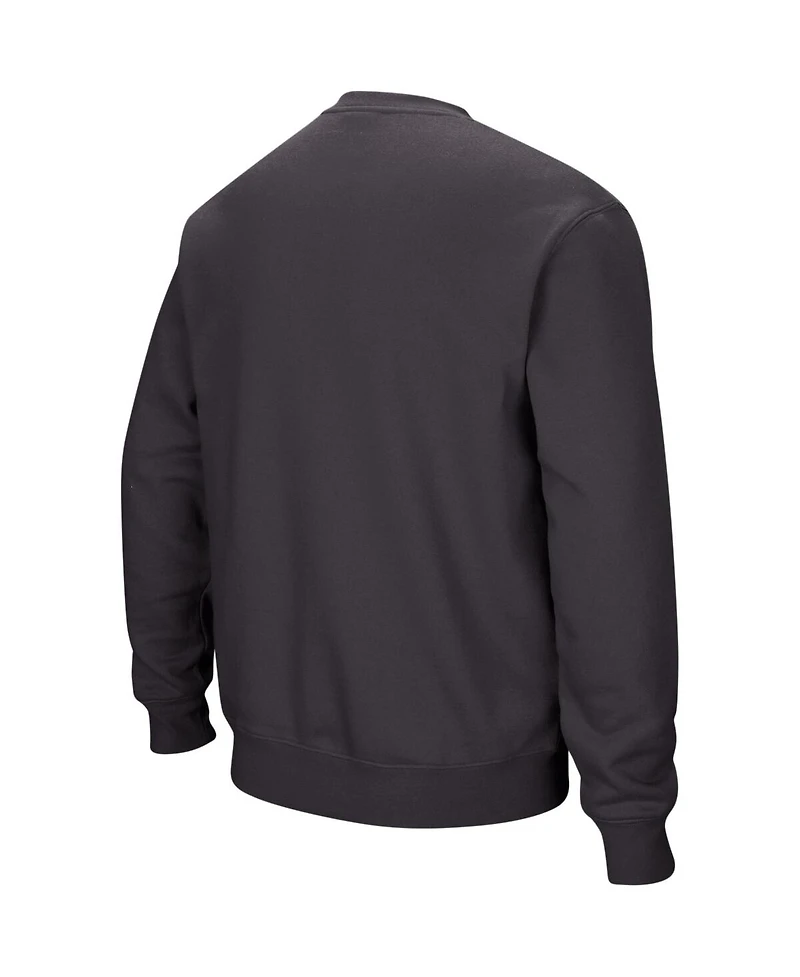 Colosseum Men's James Madison Dukes Arch and Logo Crew Neck Sweatshirt