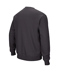 Colosseum Men's James Madison Dukes Arch and Logo Crew Neck Sweatshirt