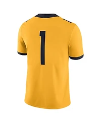 Men's Nike Gold West Virginia Mountaineers Alternate Game Jersey