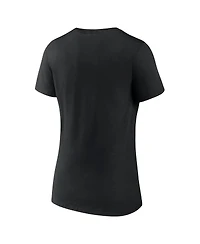 Women's Fanatics Black Chicago White Sox One and Only V-Neck T-shirt