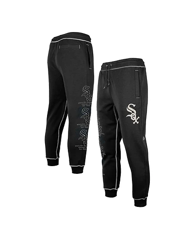 Men's New Era Black Chicago White Sox Team Split Jogger Pants