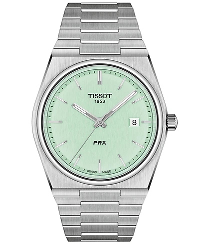 Tissot Men's Swiss Prx Stainless Steel Bracelet Watch 40mm
