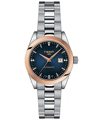 Tissot Women's Swiss Automatic T-My Lady Diamond Accent Stainless Steel Bracelet Watch 26mm