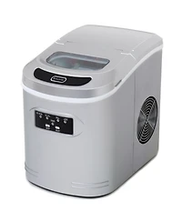 Whynter Compact Portable Ice Maker 27 lb capacity - Metallic Silver