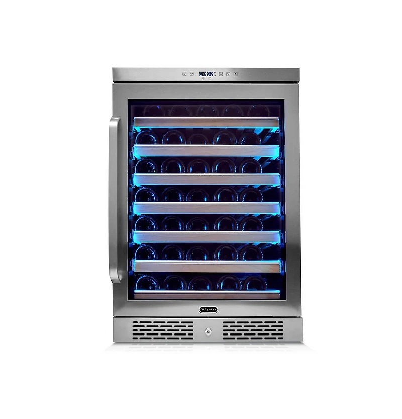 Whynter Spectrum Lightshow 54 Bottle Stainless Steel 24 inch Refrigerator