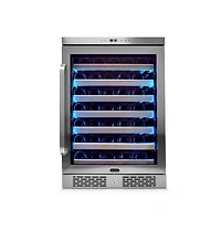 Whynter Spectrum Lightshow 54 Bottle Stainless Steel 24 inch Refrigerator