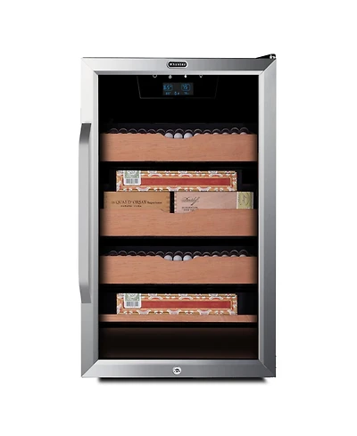Whynter 4.2 cu.ft. Cigar Cabinet Cooler and Humidor Cedar Shelves
