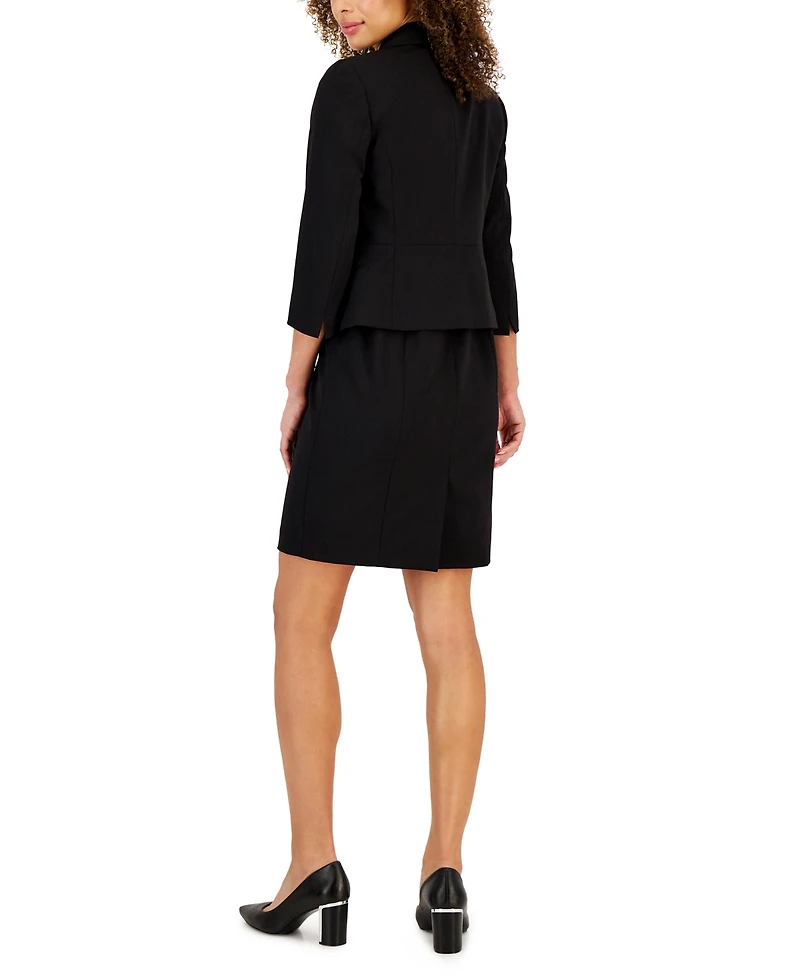Le Suit Women's Shawl-Collar Jacket & Sheath Dress Suit