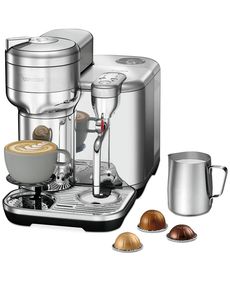 Nespresso Vertuo Creatista by Breville Coffee and Espresso Machine in Stainless Steel