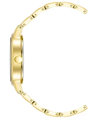 Anne Klein Women's Three Hand Quartz Gold-Tone Alloy Watch, 36mm
