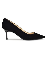 Nine West Women's Kuna 9X9 Kitten Heel Pointy Toe Dress Pumps