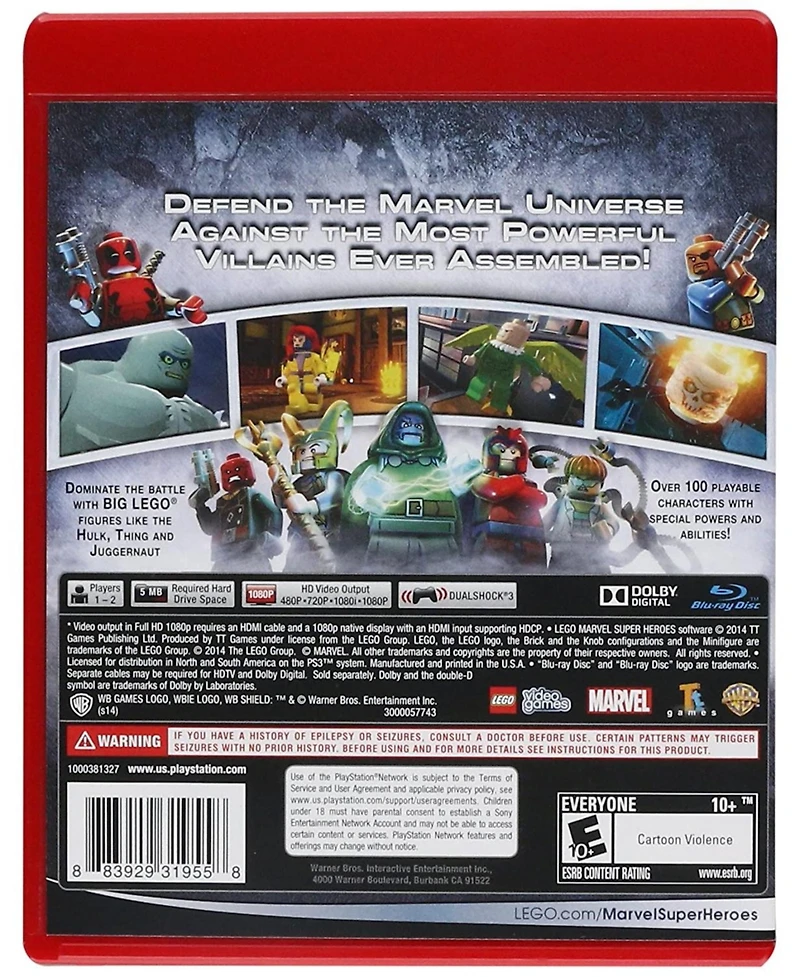 Lego Marvel Super Heroes (Greatest Hits) - PlayStation 3
