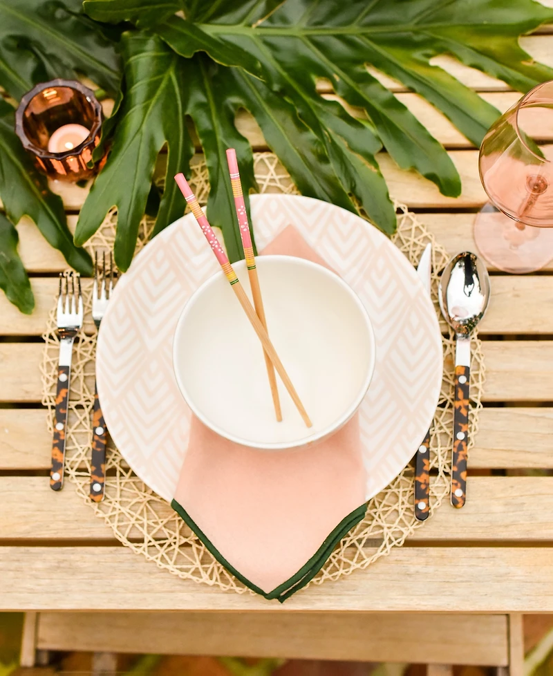 Coton Colors by Laura Johnson Color Block Napkin Set/4