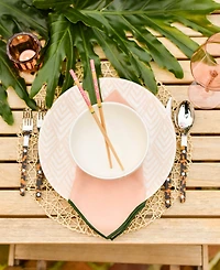 Coton Colors by Laura Johnson Color Block Napkin Set/4