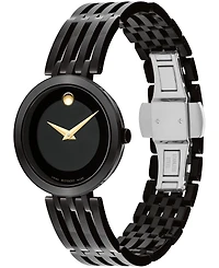 Movado Women's Esperanza Swiss Quartz Black Pvd Watch 28mm