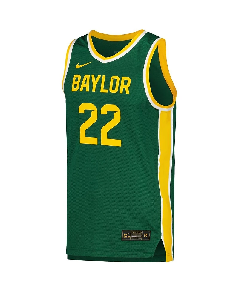 Men's and Women's Nike Green Baylor Bears Replica Basketball Jersey