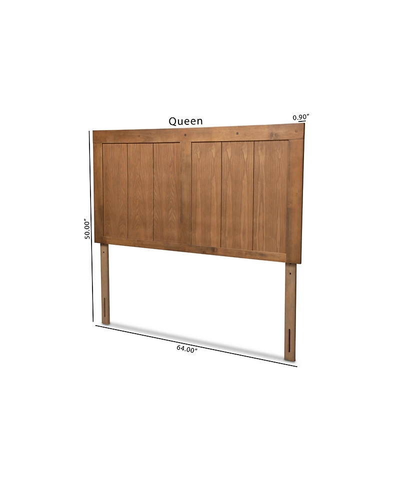 Baxton Studio Patwin Modern and Contemporary Transitional Queen Size Finished Wood Headboard