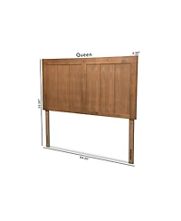 Baxton Studio Patwin Modern and Contemporary Transitional Queen Size Finished Wood Headboard