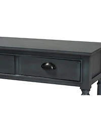 Baxton Studio Garvey French Provincial Finished Wood 3-Drawer Entryway Console Table