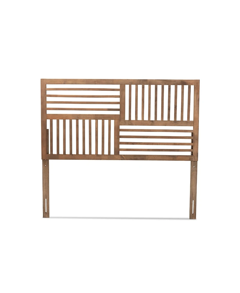 Baxton Studio Adler Modern and Contemporary Transitional Queen Size Finished Wood Headboard