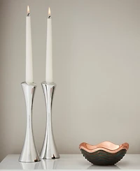 Nambe Set of 2 Aquila Candlesticks