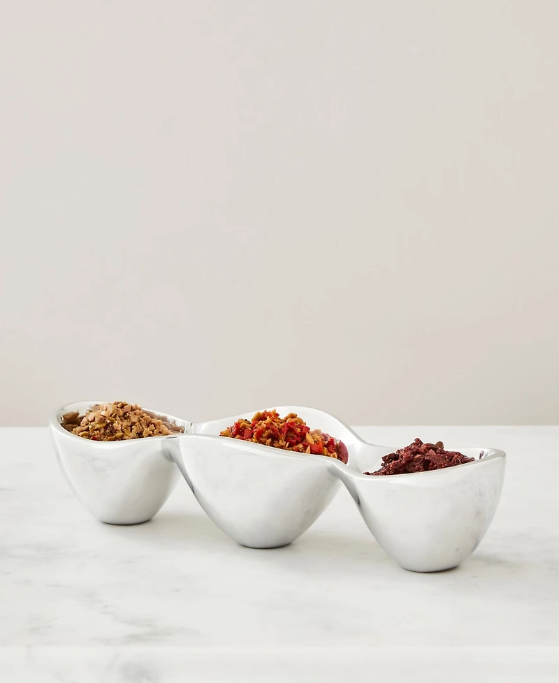Nambe Triple Condiment