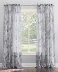 Cristo Crushed Sheer Voile Rod Pocket Curtain Panel